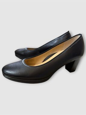 Ara Ophelia Comfort Soft Black Women’s Leather Pumps Sz 6.5